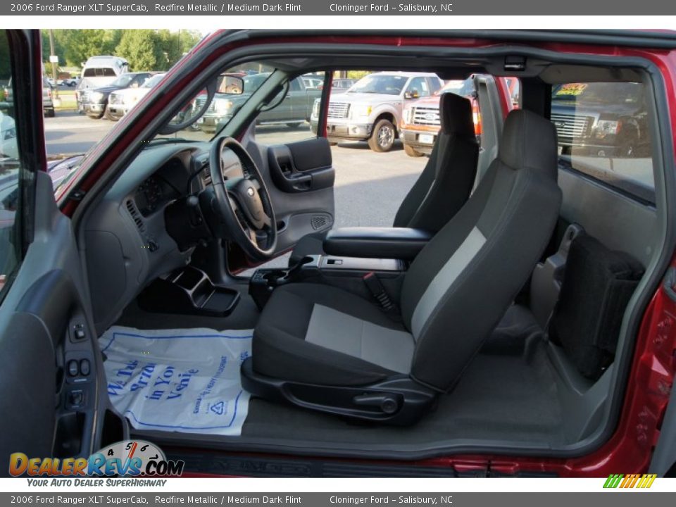 2006 Ford Ranger XLT SuperCab Redfire Metallic / Medium Dark Flint Photo #8