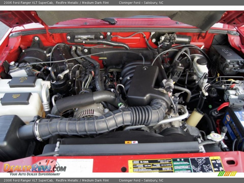 2006 Ford Ranger XLT SuperCab 3.0 Liter OHV 12V Vulcan V6 Engine Photo #16