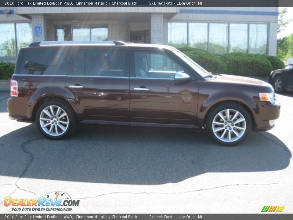 2010 Ford Flex Limited EcoBoost AWD Cinnamon Metallic / Charcoal Black Photo #8