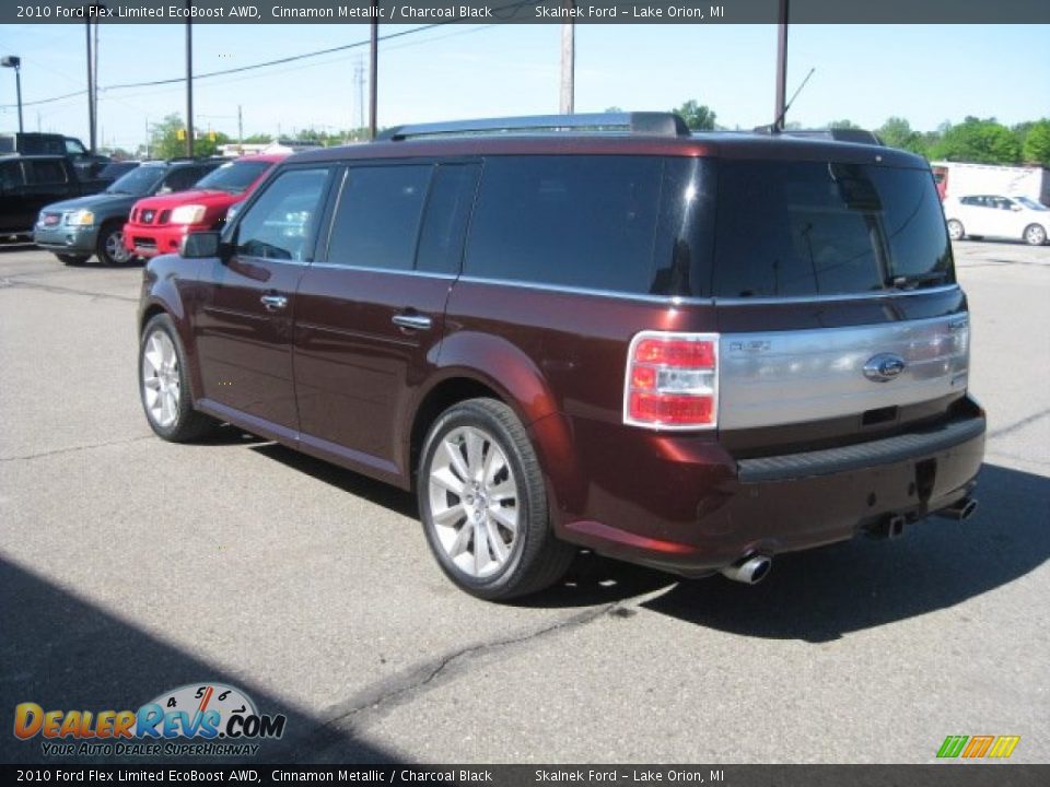 2010 Ford Flex Limited EcoBoost AWD Cinnamon Metallic / Charcoal Black Photo #11