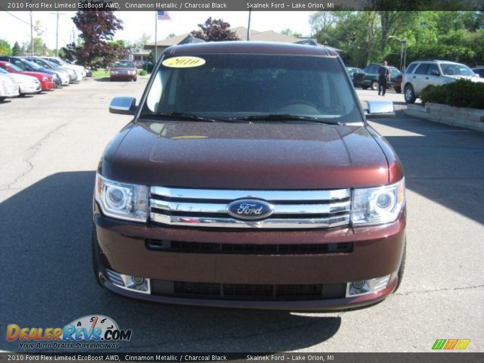 2010 Ford Flex Limited EcoBoost AWD Cinnamon Metallic / Charcoal Black Photo #13