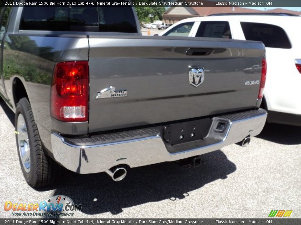 2011 Dodge Ram 1500 Big Horn Quad Cab 4x4 Mineral Gray Metallic / Dark Slate Gray/Medium Graystone Photo #2