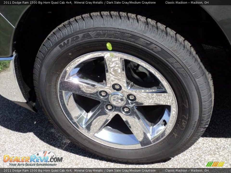 2011 Dodge Ram 1500 Big Horn Quad Cab 4x4 Mineral Gray Metallic / Dark Slate Gray/Medium Graystone Photo #3