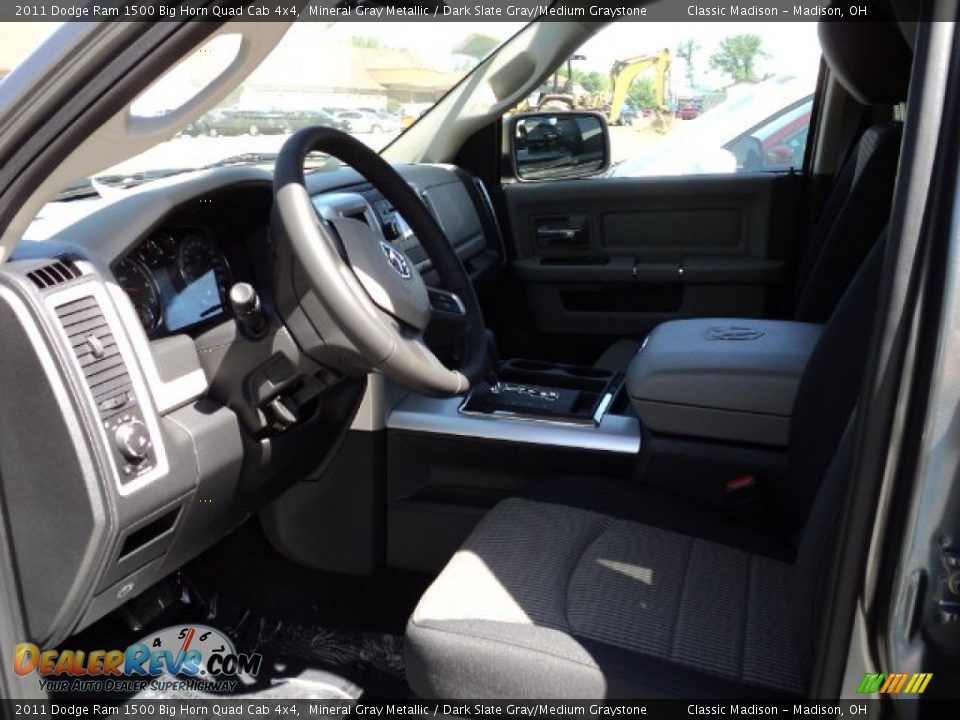 2011 Dodge Ram 1500 Big Horn Quad Cab 4x4 Mineral Gray Metallic / Dark Slate Gray/Medium Graystone Photo #5