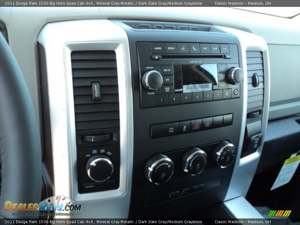 2011 Dodge Ram 1500 Big Horn Quad Cab 4x4 Mineral Gray Metallic / Dark Slate Gray/Medium Graystone Photo #6