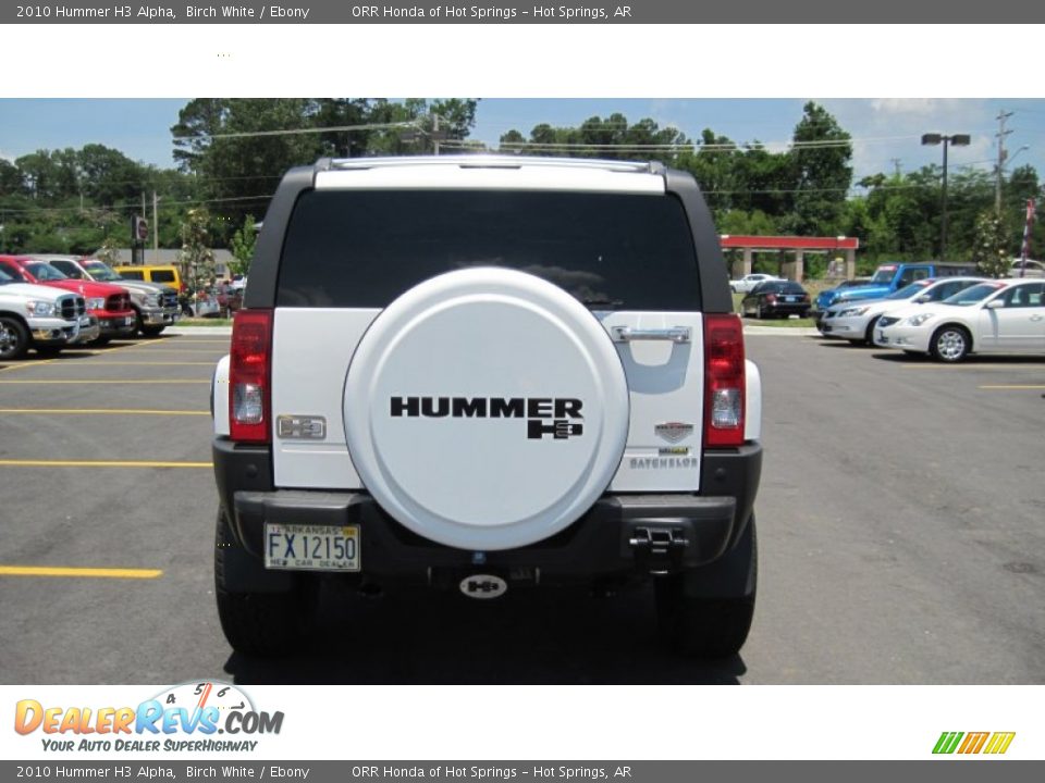 2010 Hummer H3 Alpha Birch White / Ebony Photo #4