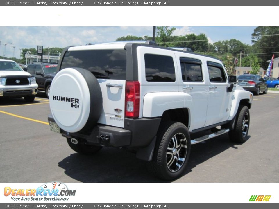 2010 Hummer H3 Alpha Birch White / Ebony Photo #5