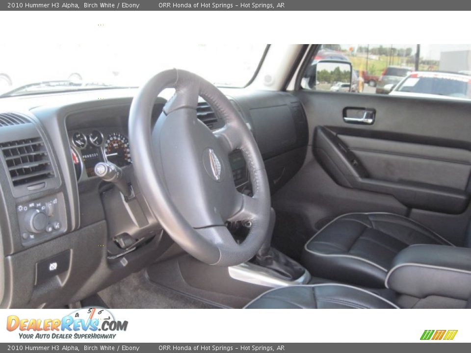 2010 Hummer H3 Alpha Birch White / Ebony Photo #12