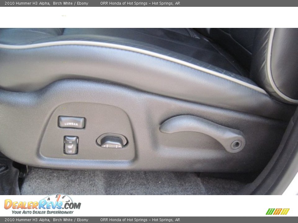 2010 Hummer H3 Alpha Birch White / Ebony Photo #13
