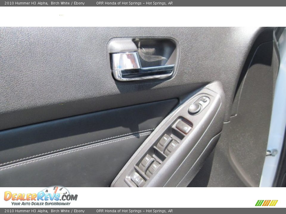 2010 Hummer H3 Alpha Birch White / Ebony Photo #14
