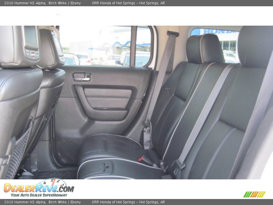 2010 Hummer H3 Alpha Birch White / Ebony Photo #15