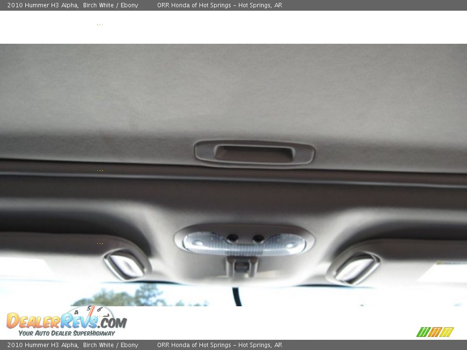 2010 Hummer H3 Alpha Birch White / Ebony Photo #20
