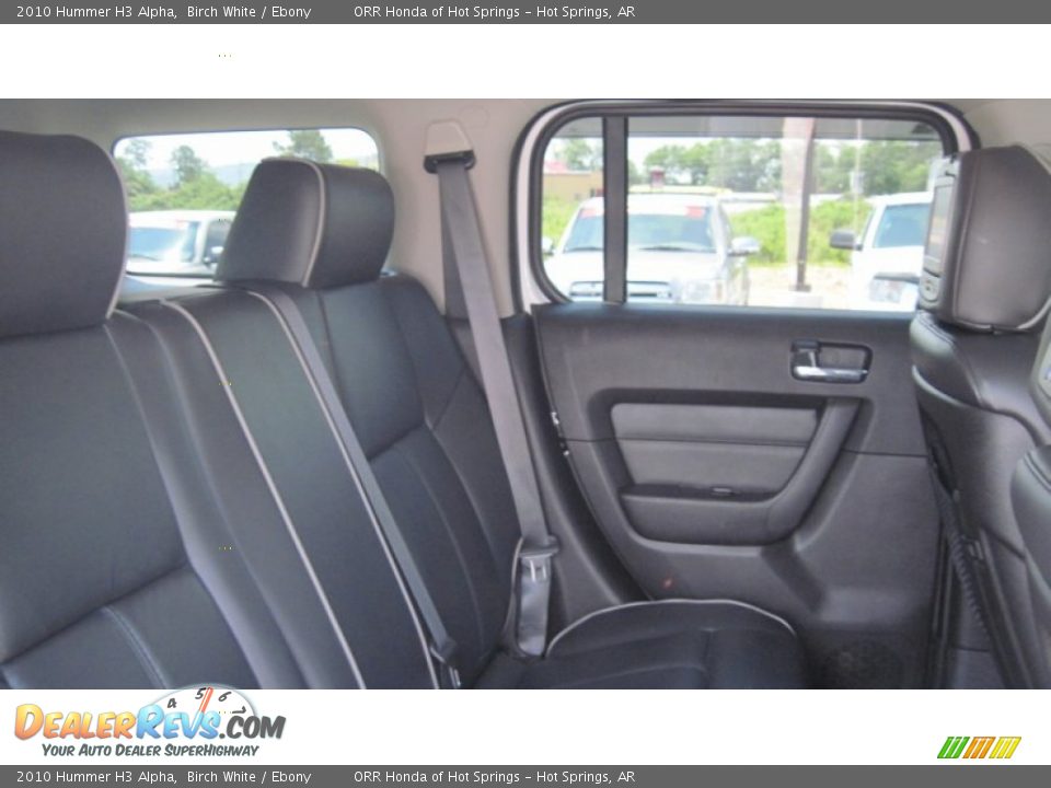 2010 Hummer H3 Alpha Birch White / Ebony Photo #21