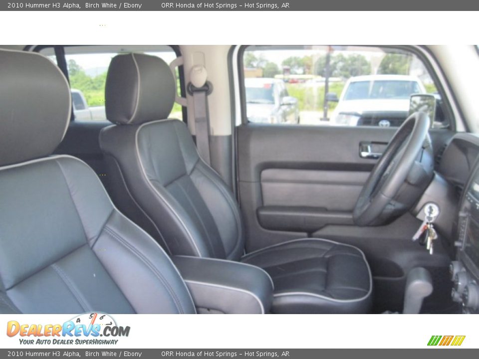 2010 Hummer H3 Alpha Birch White / Ebony Photo #22