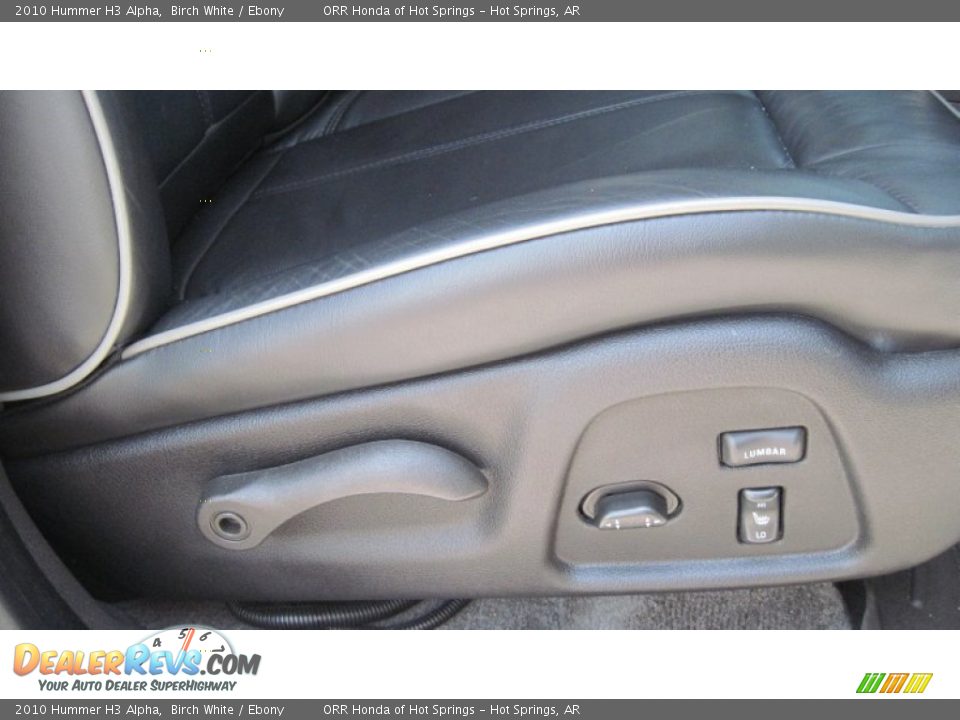 2010 Hummer H3 Alpha Birch White / Ebony Photo #23