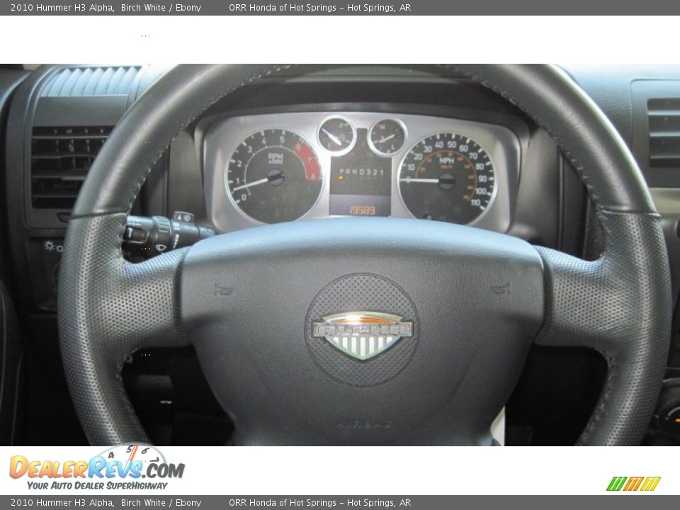 2010 Hummer H3 Alpha Birch White / Ebony Photo #30