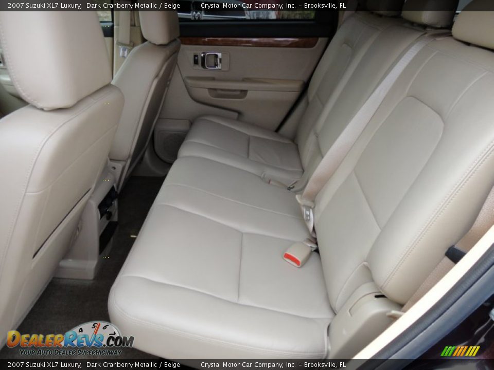 Beige Interior - 2007 Suzuki XL7 Luxury Photo #8