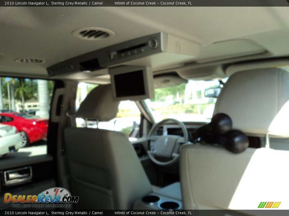 2010 Lincoln Navigator L Sterling Grey Metallic / Camel Photo #23