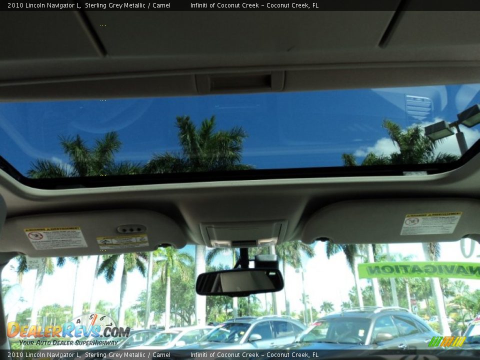 2010 Lincoln Navigator L Sterling Grey Metallic / Camel Photo #29