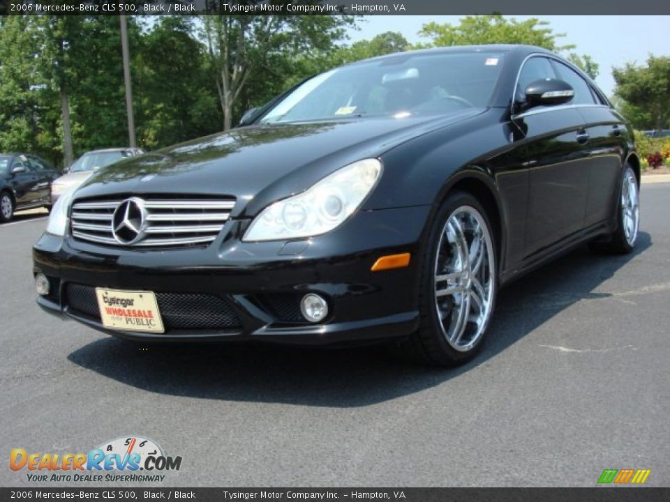 Mercedes benz cls 500 black #6