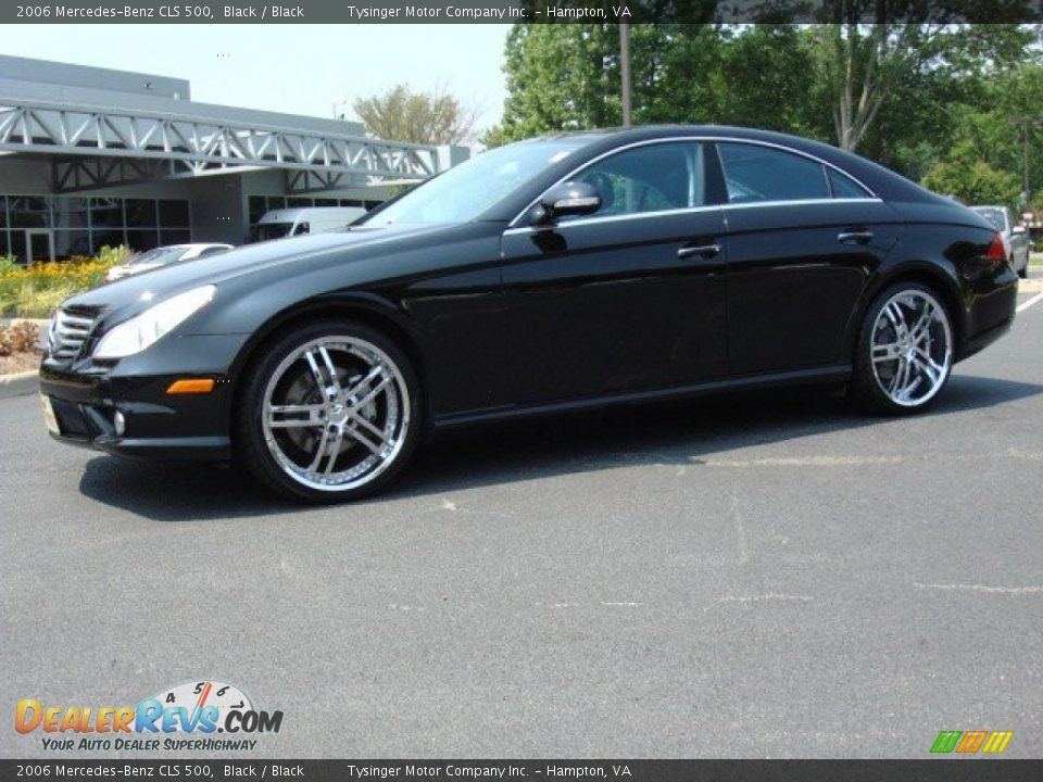 Mercedes benz cls 500 black #1