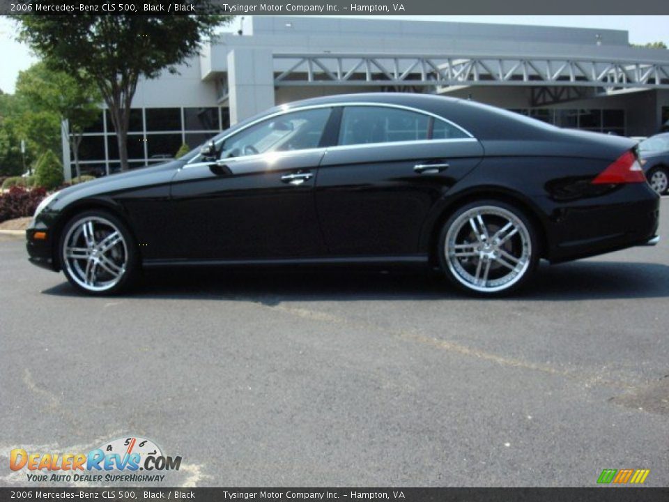 2006 Mercedes-Benz CLS 500 Black / Black Photo #3