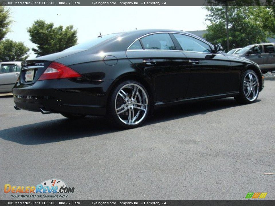 2006 Mercedes-Benz CLS 500 Black / Black Photo #5