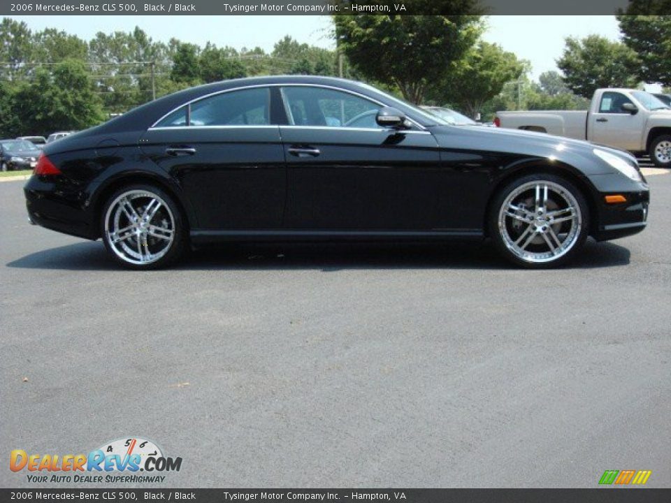 2006 Mercedes-Benz CLS 500 Black / Black Photo #6