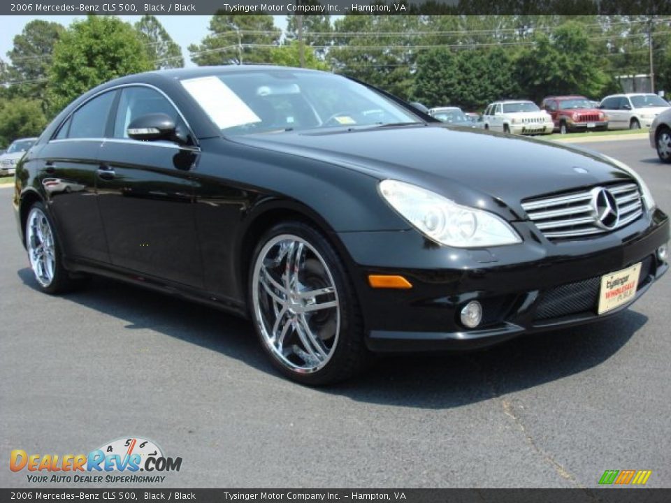 2006 Mercedes-Benz CLS 500 Black / Black Photo #7