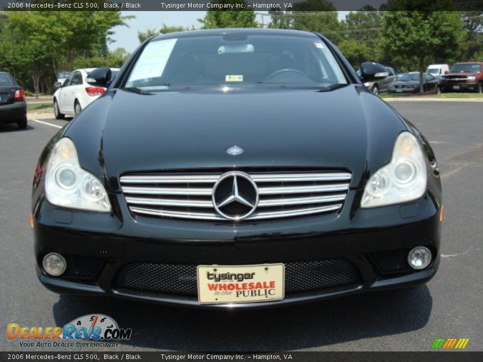 2006 Mercedes-Benz CLS 500 Black / Black Photo #8