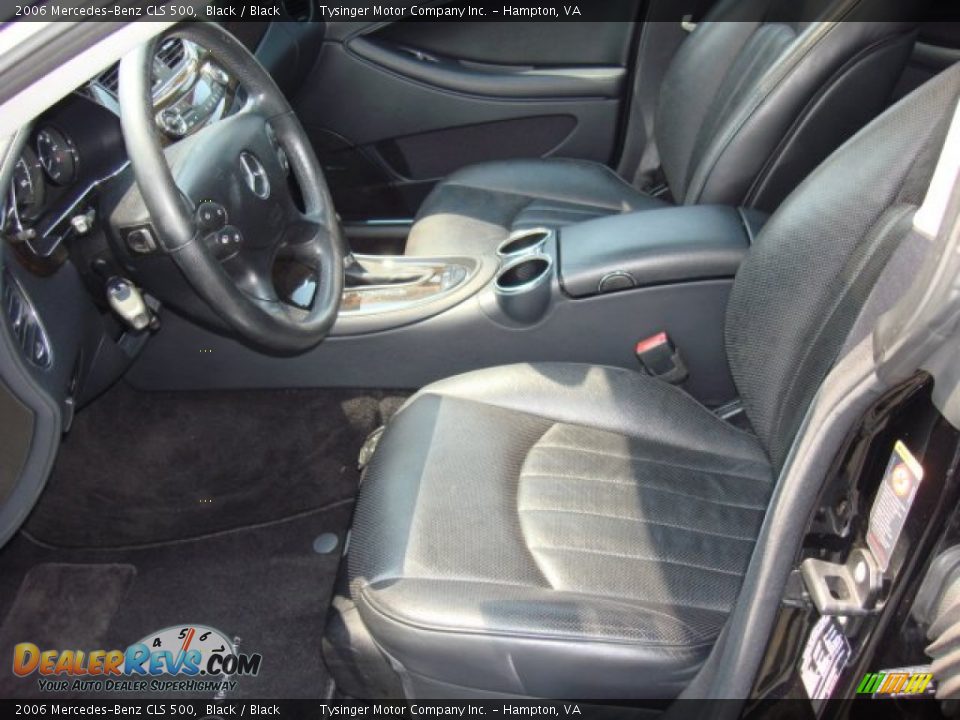 2006 Mercedes-Benz CLS 500 Black / Black Photo #9