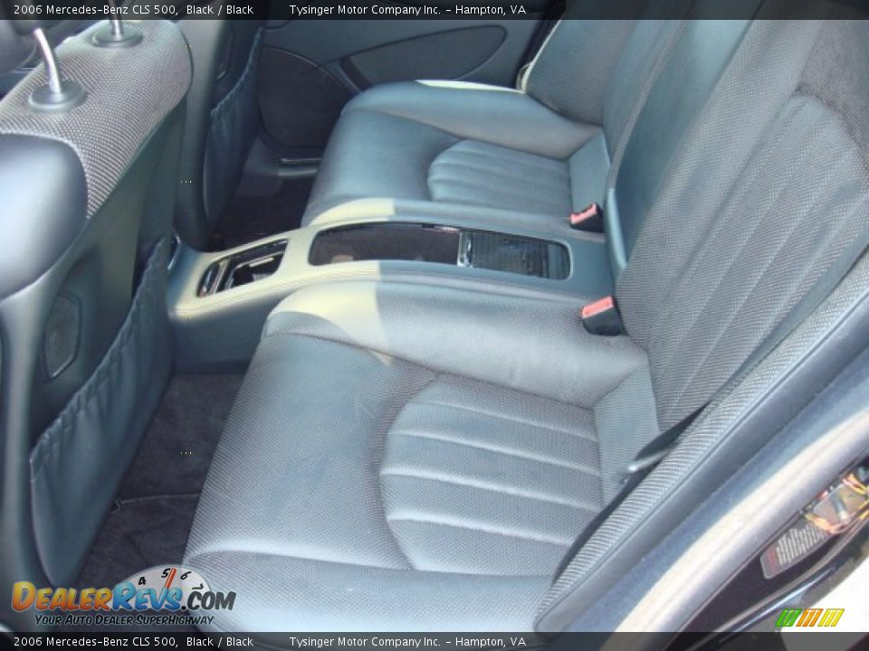 2006 Mercedes-Benz CLS 500 Black / Black Photo #10