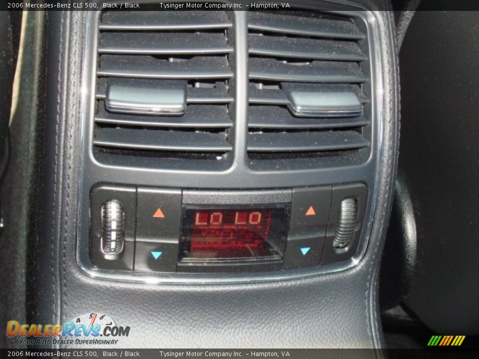 2006 Mercedes-Benz CLS 500 Black / Black Photo #11