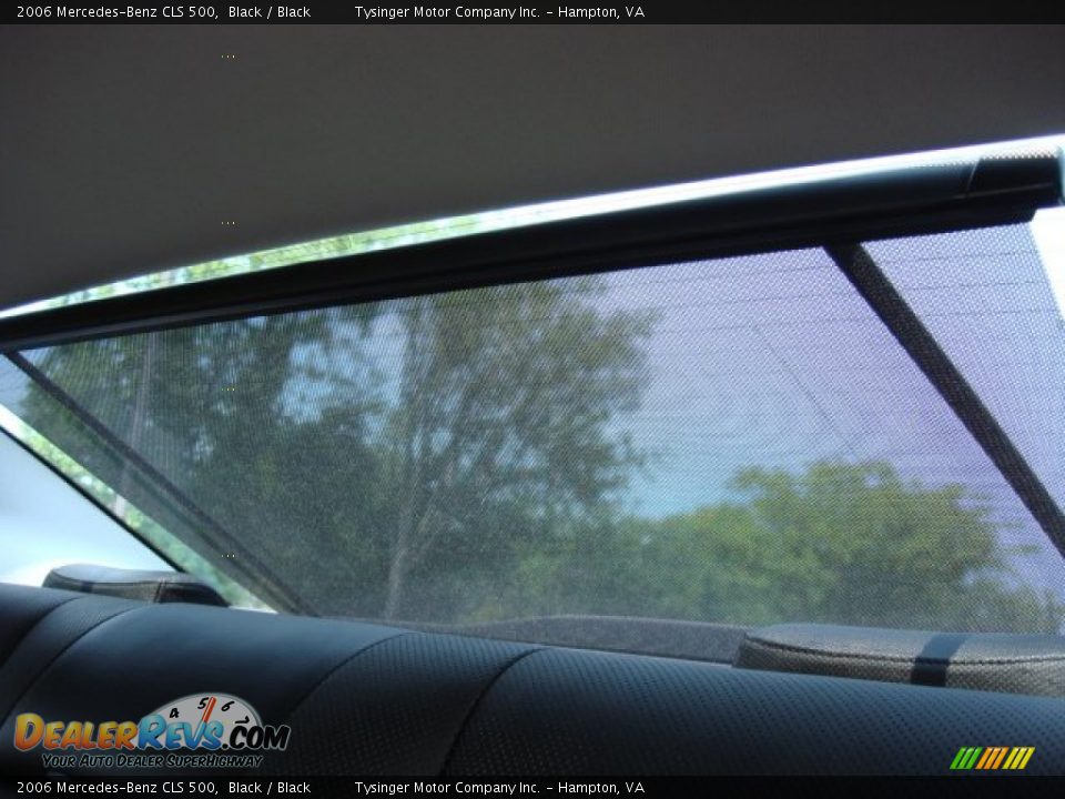 2006 Mercedes-Benz CLS 500 Black / Black Photo #12