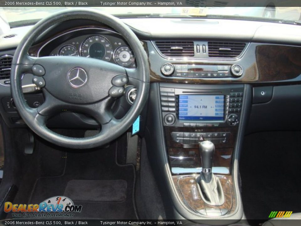 2006 Mercedes-Benz CLS 500 Black / Black Photo #13