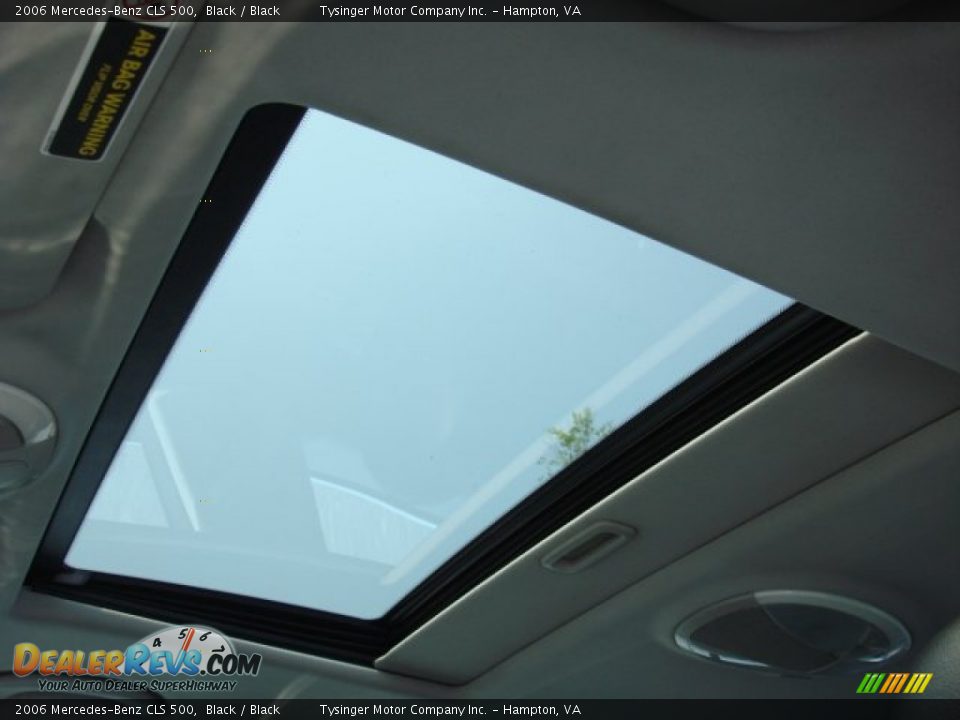 2006 Mercedes-Benz CLS 500 Black / Black Photo #14