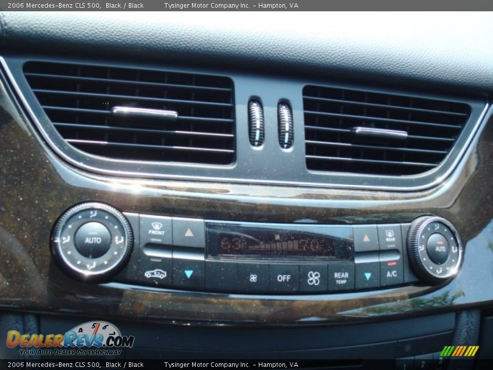 2006 Mercedes-Benz CLS 500 Black / Black Photo #18