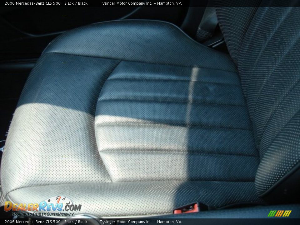 2006 Mercedes-Benz CLS 500 Black / Black Photo #19