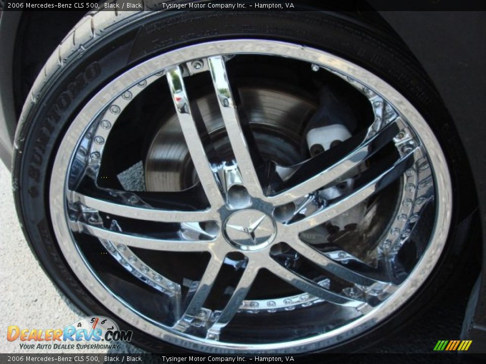 2006 Mercedes-Benz CLS 500 Black / Black Photo #21