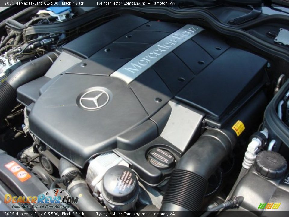2006 Mercedes-Benz CLS 500 Black / Black Photo #23