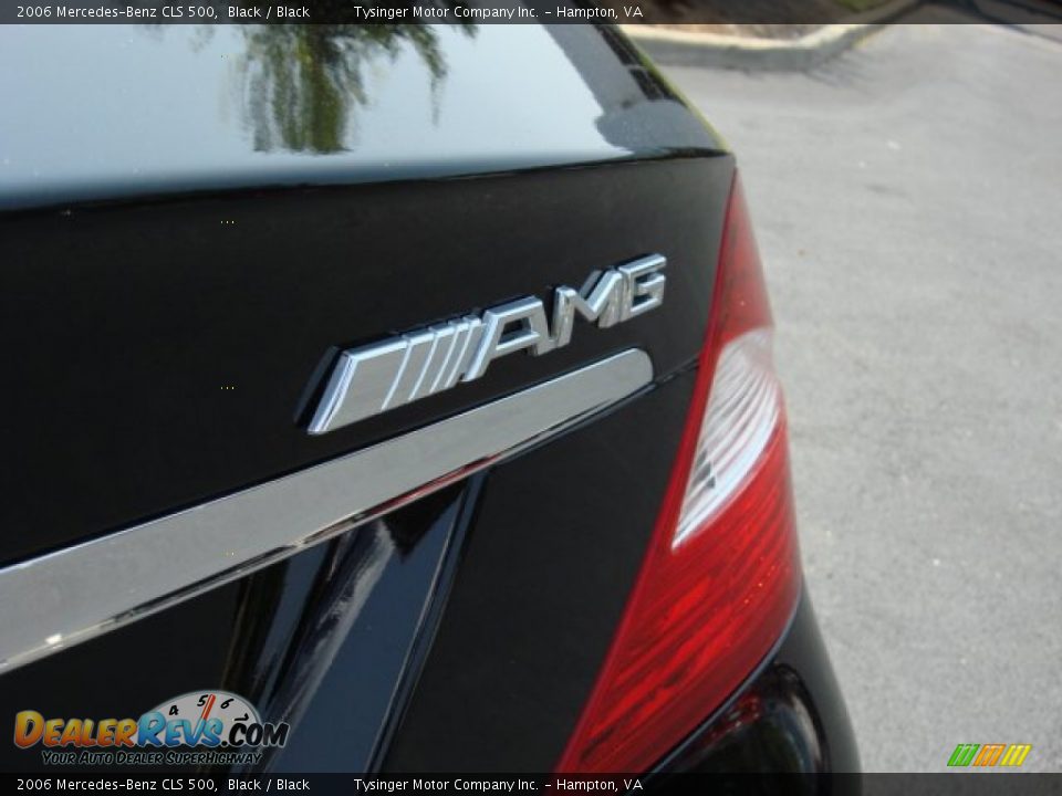 2006 Mercedes-Benz CLS 500 Black / Black Photo #24