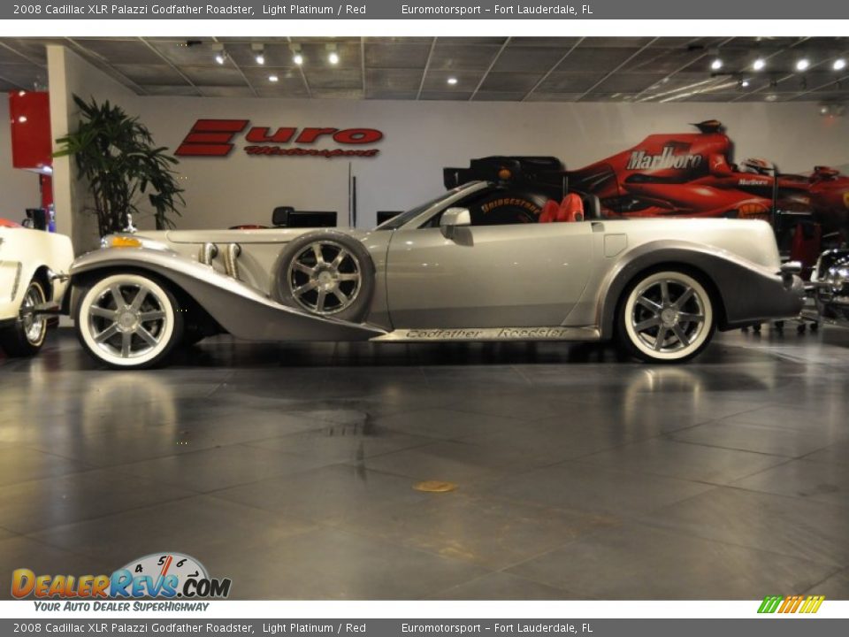 2008 Cadillac XLR Palazzi Godfather Roadster Light Platinum / Red Photo #1