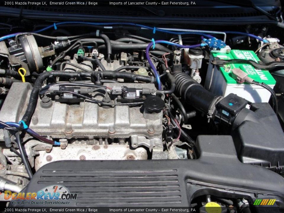 2001 Mazda Protege LX 2.0 Liter DOHC 16-Valve 4 Cylinder Engine Photo #8