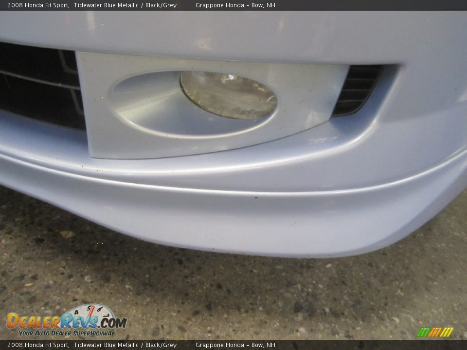 2008 Honda Fit Sport Tidewater Blue Metallic / Black/Grey Photo #5