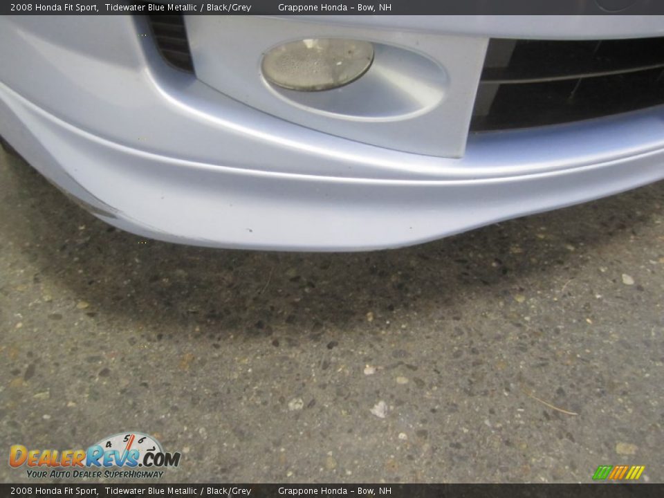 2008 Honda Fit Sport Tidewater Blue Metallic / Black/Grey Photo #7