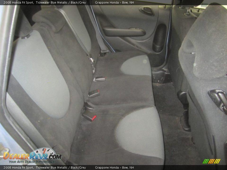 2008 Honda Fit Sport Tidewater Blue Metallic / Black/Grey Photo #18