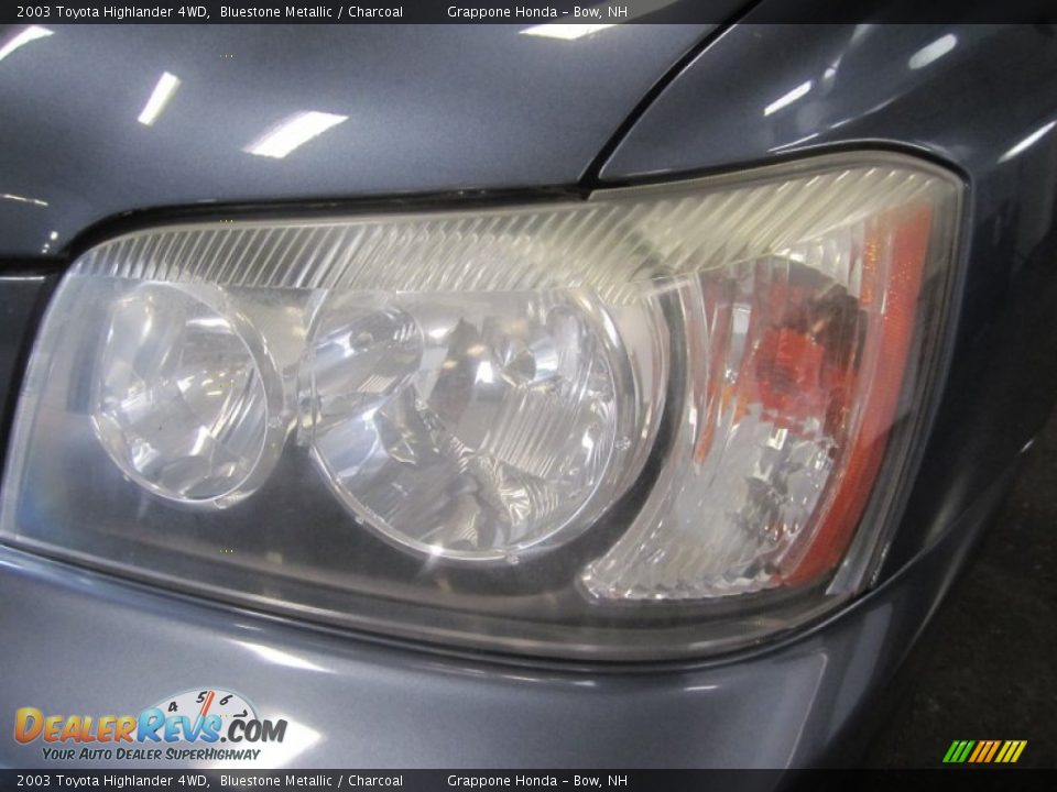 2003 Toyota Highlander 4WD Bluestone Metallic / Charcoal Photo #4