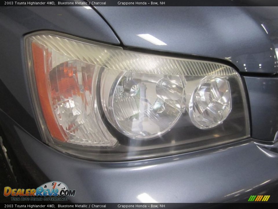 2003 Toyota Highlander 4WD Bluestone Metallic / Charcoal Photo #5