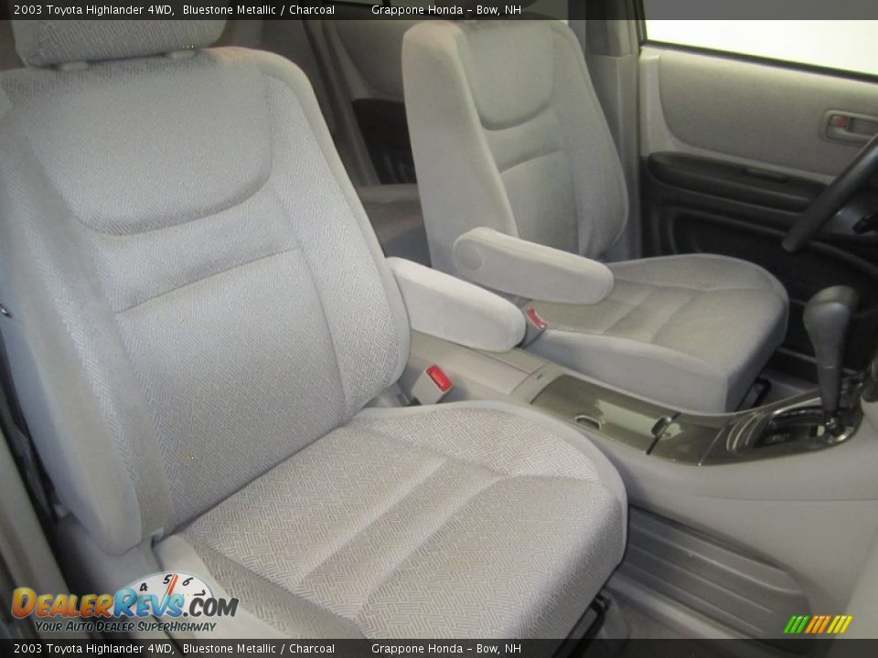 2003 Toyota Highlander 4WD Bluestone Metallic / Charcoal Photo #20