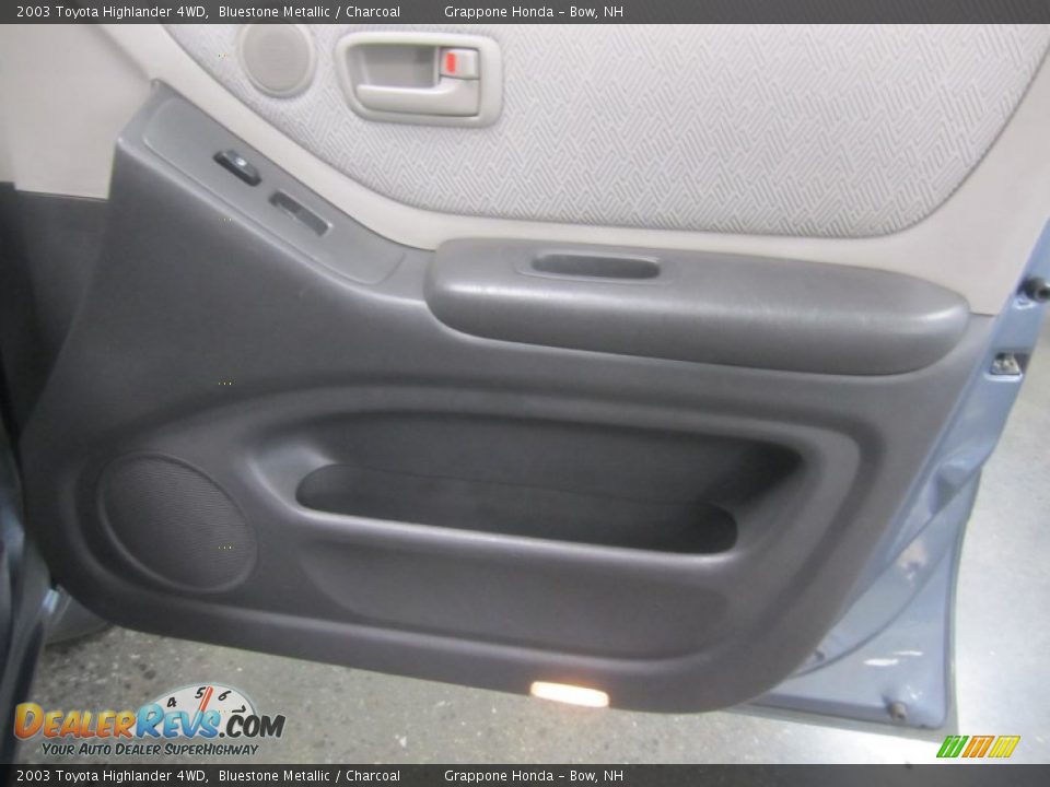 2003 Toyota Highlander 4WD Bluestone Metallic / Charcoal Photo #21